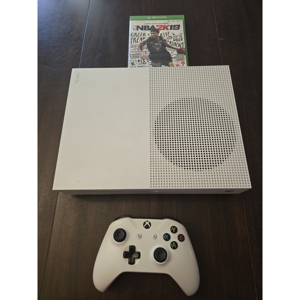 Microsoft‎ Xbox One S 1TB Console Bundle  w/ Wireless Controller And 1 Game